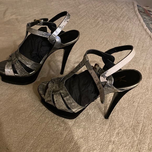 Yves Saint Laurent tribute sandals, wore once practically new. - Picture 6 of 7